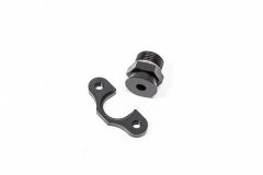Radium FPR Kraftstoff-Durckregler Adapter, 8AN ORB Anschluss, 7MM Bore, 39MM Spacing, M6 (1)